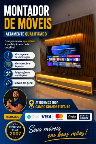 Montador de móveis R$50$