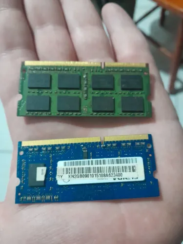 2 pentes Memória ram notebook ddr3