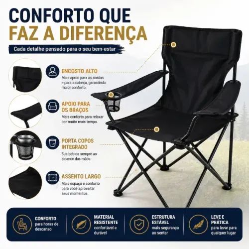 Cadeira Camping/Praia