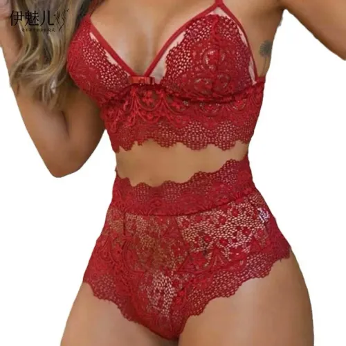 Conjunto de Lingerie-Vermelho