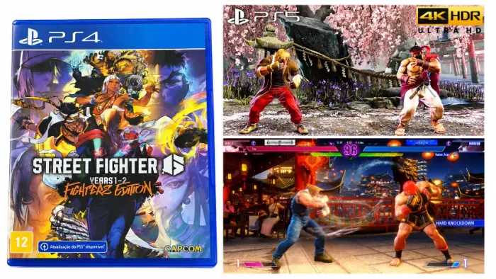 Street Fighter 6 Fighters Edition Years 1 e 2 novo lacrado para PS4