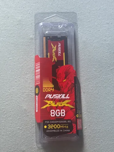 Memória ram gamer puskill 8gb 3200mhz Lacrada