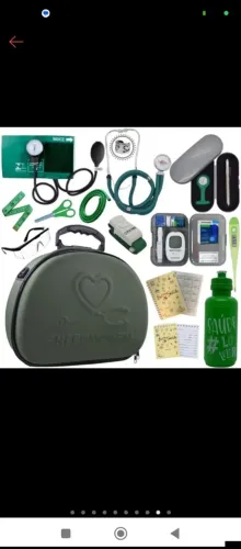 kit enfermagem novo nunca usado