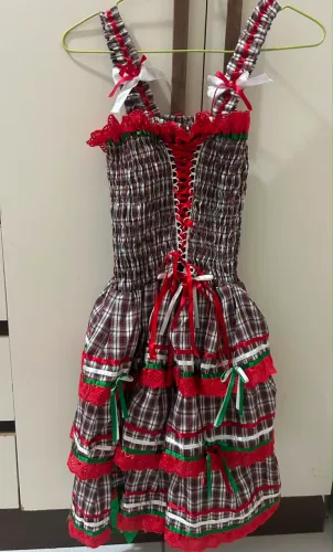 Vestido junino infantil 