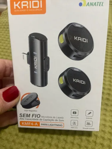 Microfone sem fio Kaidi KMF4 -A