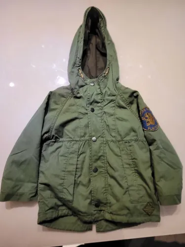 Jaqueta Infantil Zara BabyBoy Verde - 3/4 anos - Algodão/Cotton