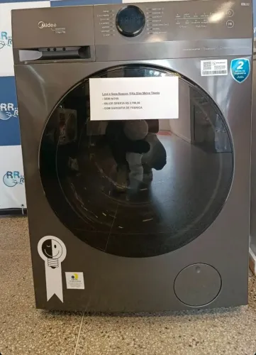 LAVA E SECA ROUPAS 11KG SLIM MIDEA TITANIO