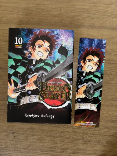 demon slayer vol 10 com marca pagina 
