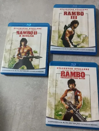 Rambo - Trilogia em Blu-ray