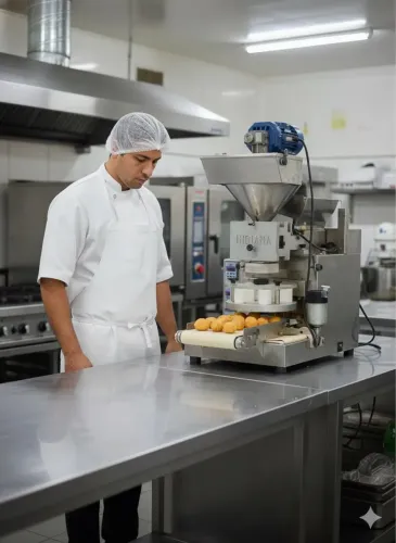 Máquina indiana para fazer salgados coquetel