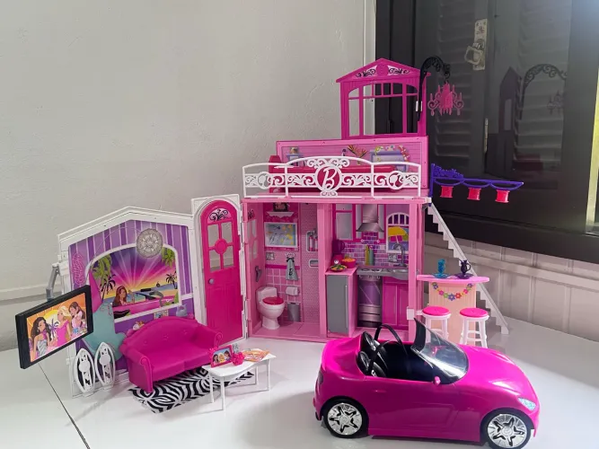 Casa da Barbie original + Carro da Barbie original