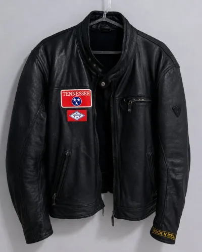 jaqueta de couro masculino