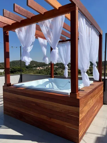 Jacuzzi com vista |Espaço para eventos e Descanso