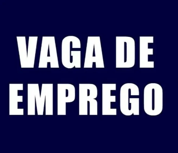 Vaga de emprego disponível