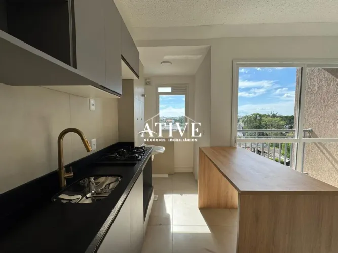 Apartamento para locação semi mobiliado Novo em Condomínio Fechado.