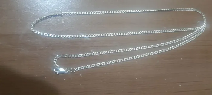 Cordão de prata 925 70 centímetro d comprimento
