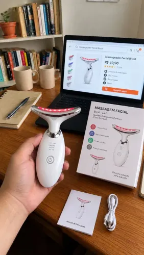 Massageador facial