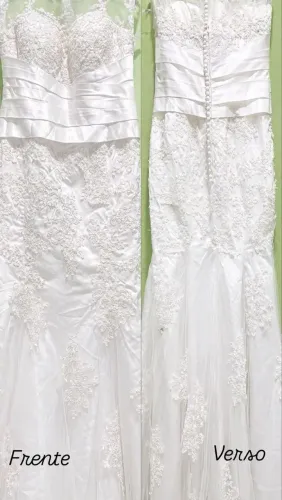 Vestido de noiva,Sereia branco 