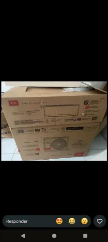 Ar condicionadoTCL 9000 BTUs novo