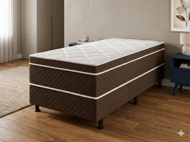 Cama box solteiro FRETE GRATIS