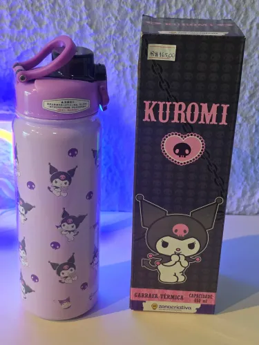 Kuromi Garrafa Térmica PRODUTO OFICIAL