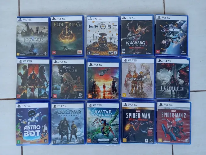 Jogos para PS5 (faço envios Olxpay).