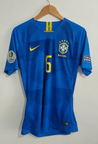 Camisa Brasil Copa América 2019 Filipe Luís #6 Original Oficial
