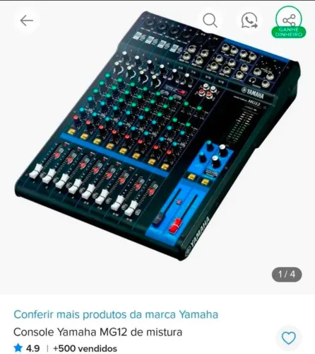 Mesa de som yamaha