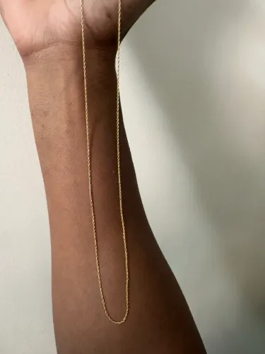 Cordão de ouro baiano 18k