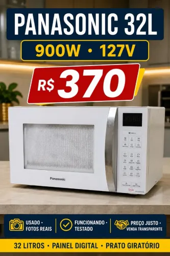 Panasonic Micro-ondas | 32L | 900W | 127V