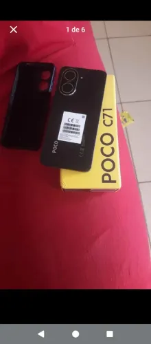 Celular poco c71 novo 128 gb 550 pra vender rapido com nota fiscal