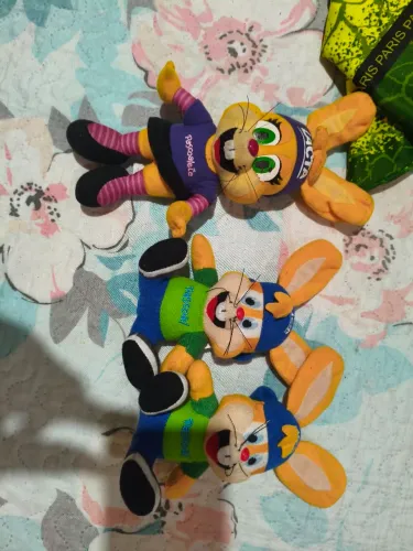 Pelúcias Originais Lacta Pascoal e Pascoalete - Kit com 3 Unidades