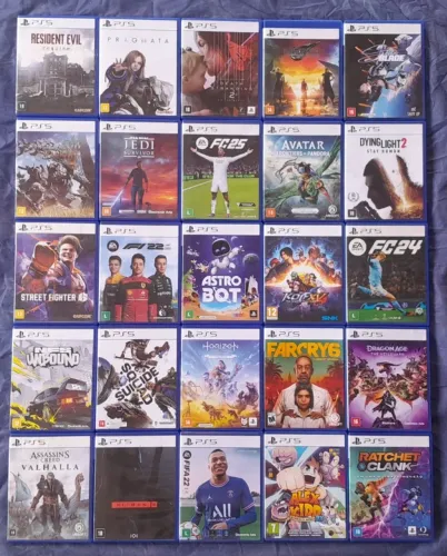 Jogos Ps5 usados Troca ou Venda - Valores variados