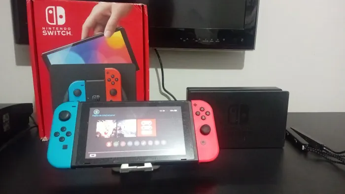 Nintendo Swich + Jogo Original + Caixa