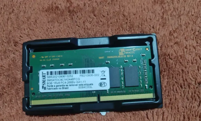 Memória ram 8gb DDR4