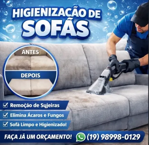 Higienização de Estofados