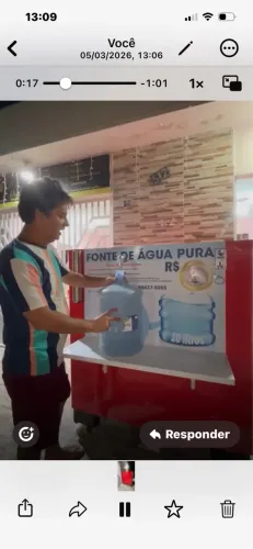 Máquina de vender água
