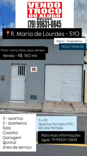 VENDE-SE OU TROCA