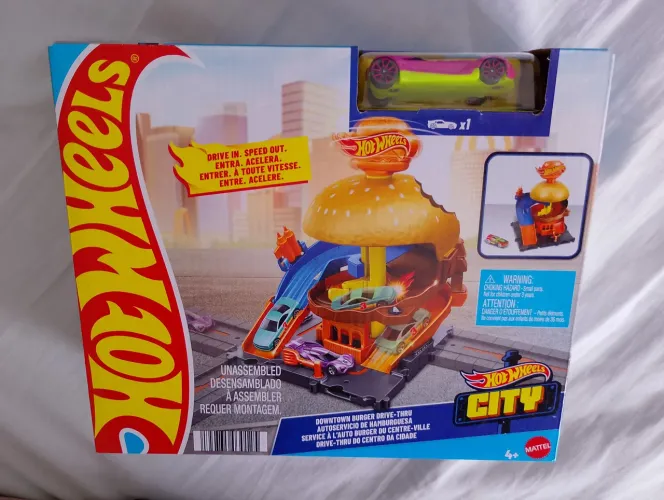 Pista Hot wheels Burger drive-thru
