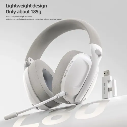 (NOVO) Headset Gamer L80 Smailwolf Tri-mode