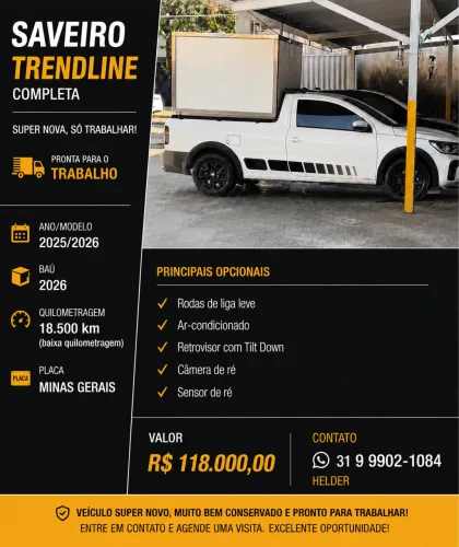 Volkswagen Saveiro Trendline 1.6 Total Flex 16V 2026