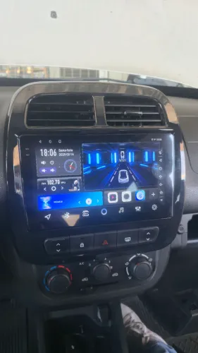 Multimídia Android Renault kwid 9 polegadas 