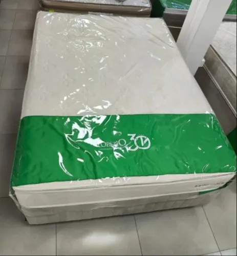 Conjunto Box de Casal King Size Naturalle 1,93x2,03x30cm - Topázio (novo) FAZEMOS ENTREGA