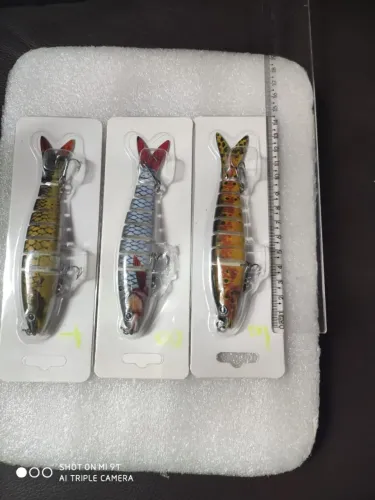  Iscas de pesca multi articulado 13.5cm 19g