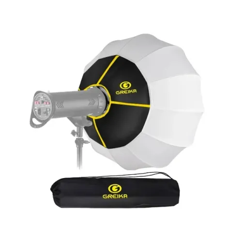Difusor Globo Lanterna Greika Softbox Branco 45cm