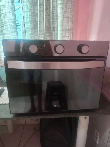 Forno elétrico industrial philco 46L com defeito no termostato 