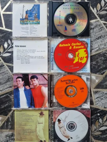 CDs- Sertanejo- 4- Pena Branca e Xavantinho; Antônio Carlos e Renato  e Jayne