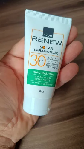 Protetor Solar Renew 40gr fator 30. Avon