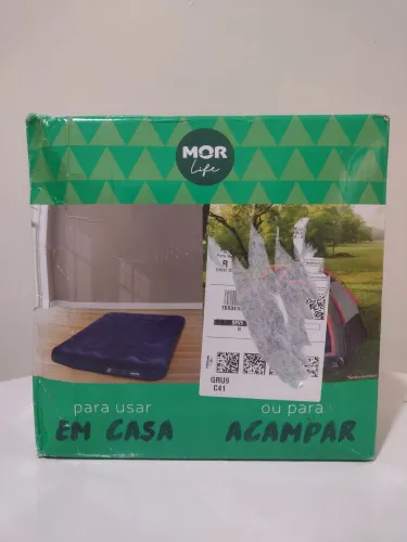 COLCHÃO CASAL(COM FOLE). NÃO FOI TIRADO DA CAIXA