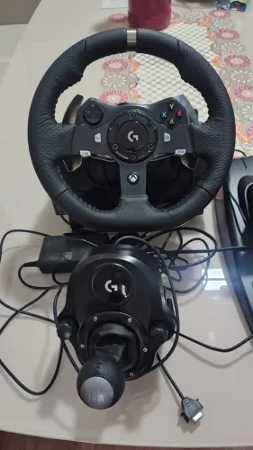 Kit Volante Logitech G920 Com Câmbio e Pedais Para Pc E Xbox